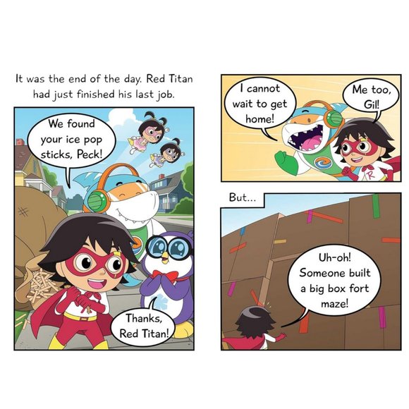 Ryan's World Red Titan & the Never-Ending Maze: Ready-to-Read Graphics LVL 1 - Picture 3 of 5